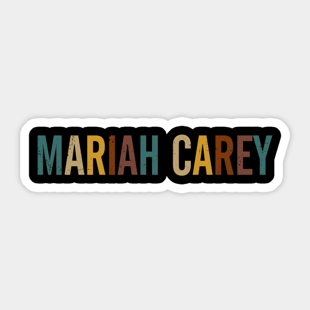 Great Gift Mariah Classic Proud Personalized 70s 80s 90s Sticker by Gorilla Animal